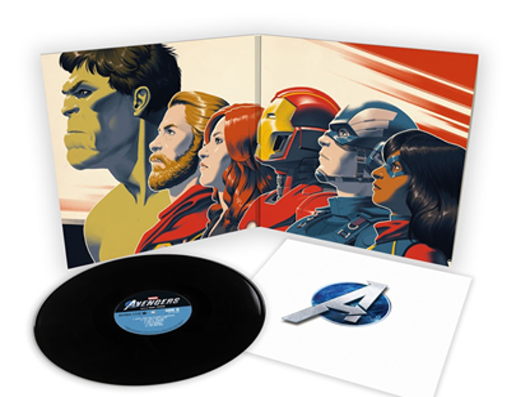 2020 Marvel's Avengers Original Video Game Soundtrack LP on 180 Gram Tri - Colored Vinyl