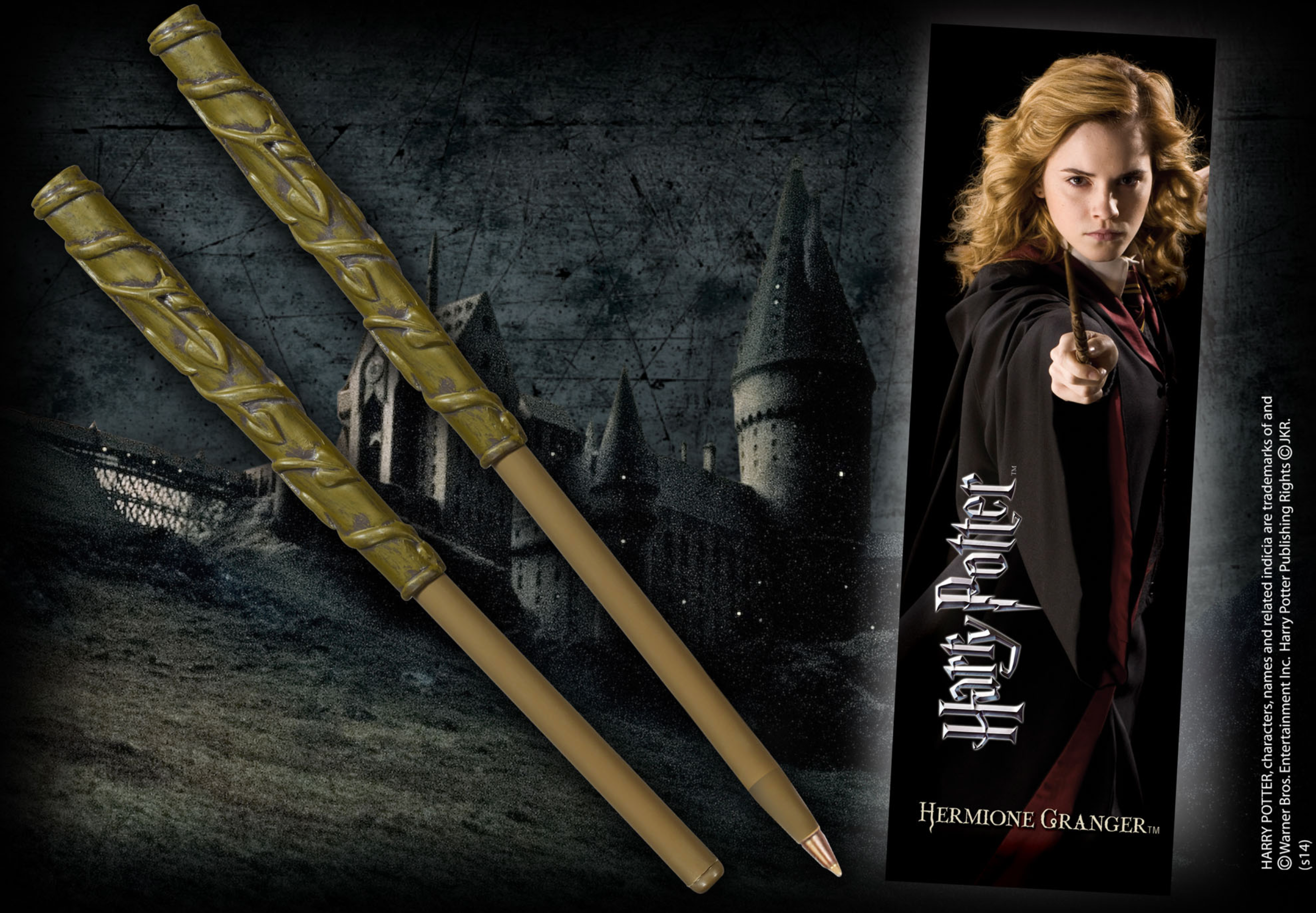 Unique Hermione Granger's Wand - Pen and Character Bookmark Set