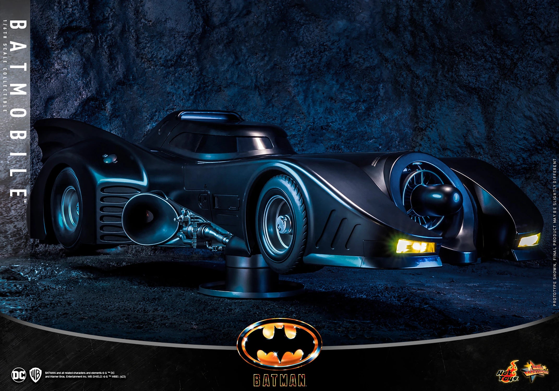 Hot Toys 1/6th Scale Collectible DC 1989 Batman Movie-inspired Batmobile Vehicle