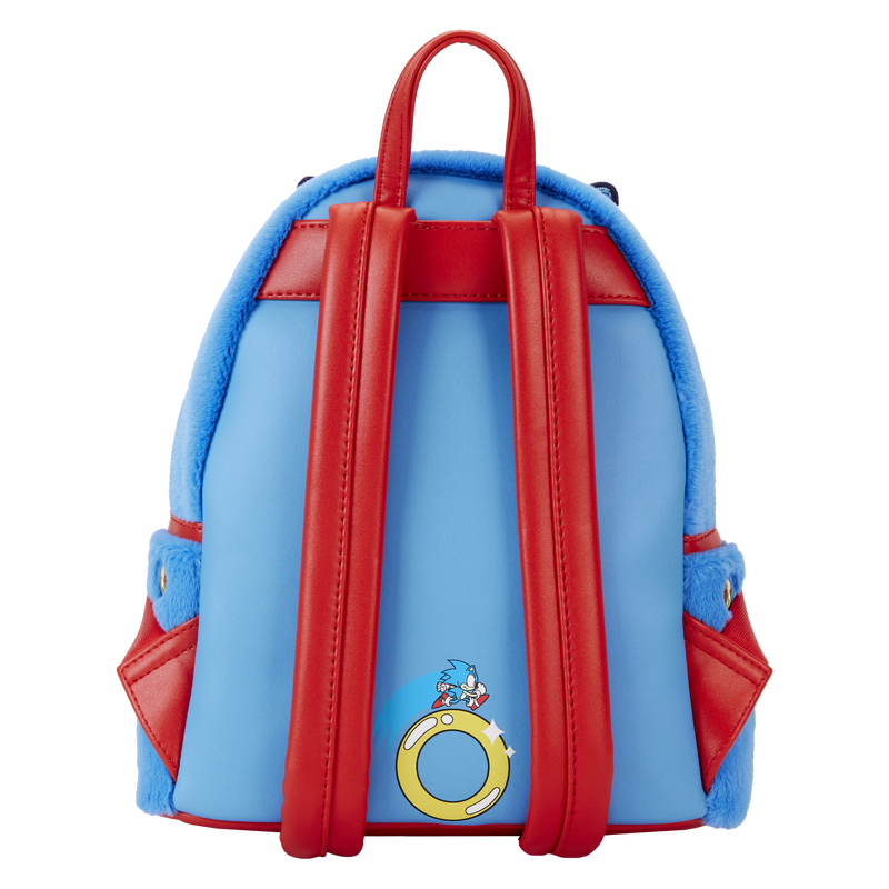 Loungefly Plush Mini Backpack Inspired by Sega's Sonic the Hedgehog