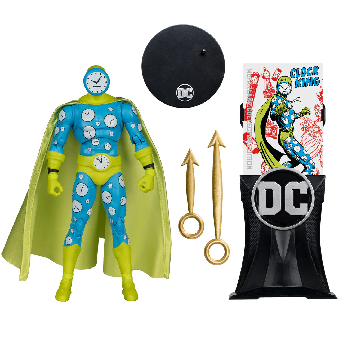 McFarlane DC Multiverse Highly Detailed Collector Edition 7-Inch Action Figure of Clock King, a Notable DC Comics Villain