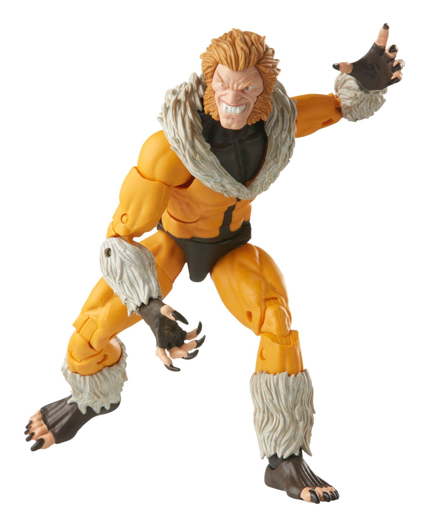 Marvel Legends Series 6-Inch Action Figure of Marvel’s Fierce Sabretooth