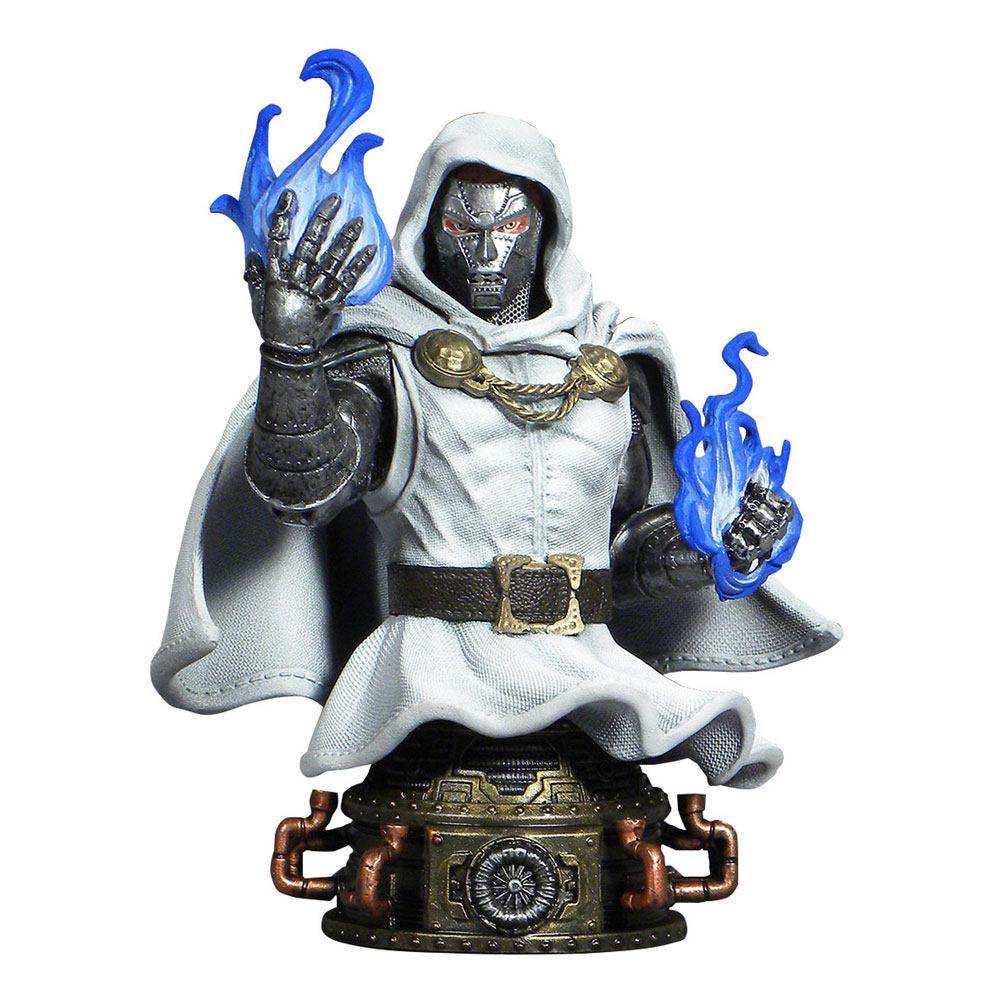 40th Anniversary Exclusive Marvel Comics White Armor Dr Doom 6 - inch Mini - Bust