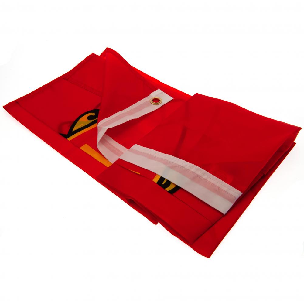 Large Manchester United Football Club Crest Decorative Supporters Flag