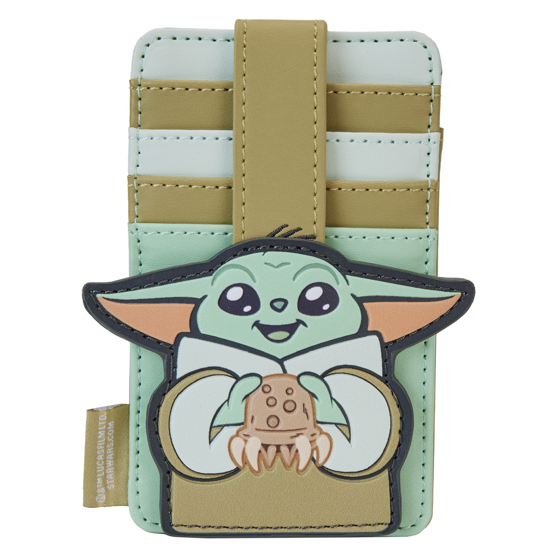 Loungefly Star Wars Mandalorian Grogu with Crabbies Vegan Leather Cardholder