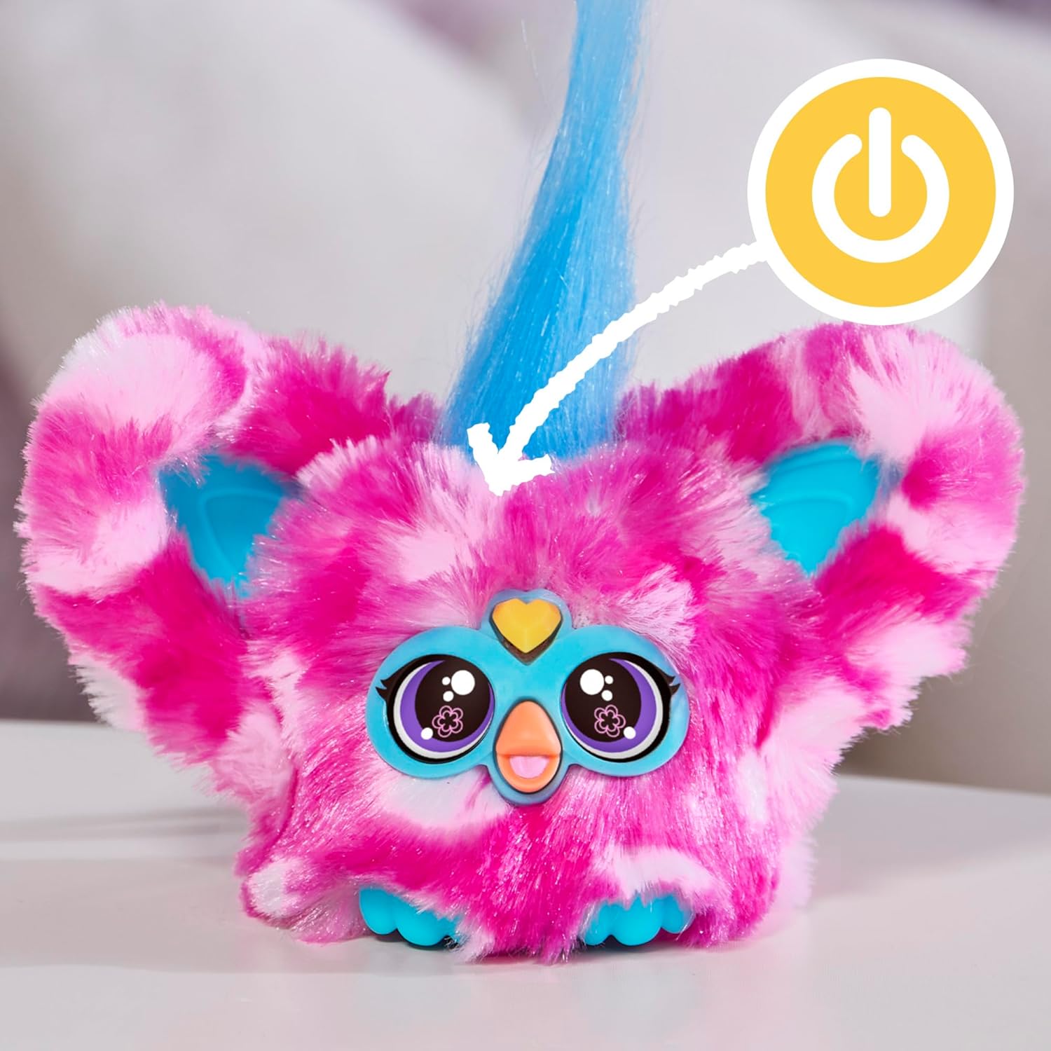 Electronic Mini Furby Furblet Toy - Dah-Tee, the Country Music Companion