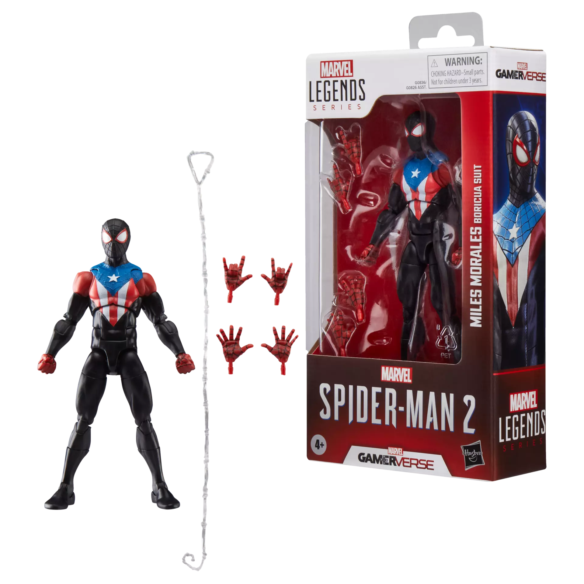 Hasbro Marvel Legends Gamerverse 15cm Miles Morales Boricua Suit Action Figure