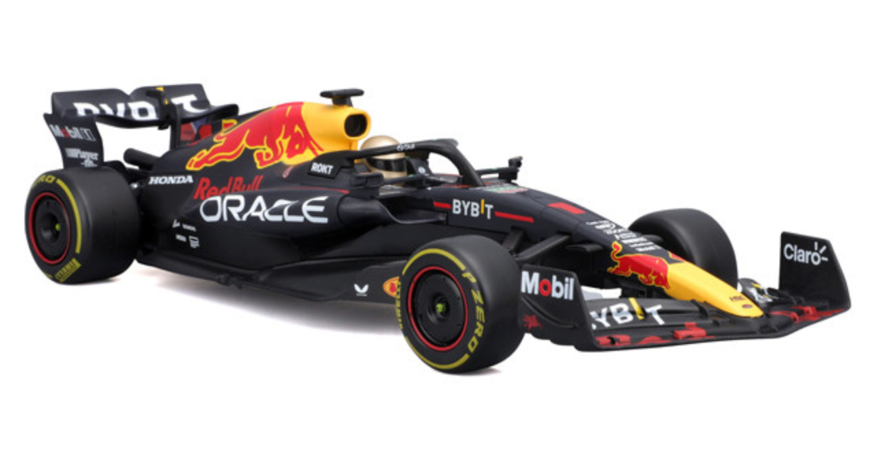 Formula 1 Premium Official Remote - Controlled Scale Model Car: Red Bull Racing RB19 Driven by Max Verstappen in 2023 Season, 1:24 Scale