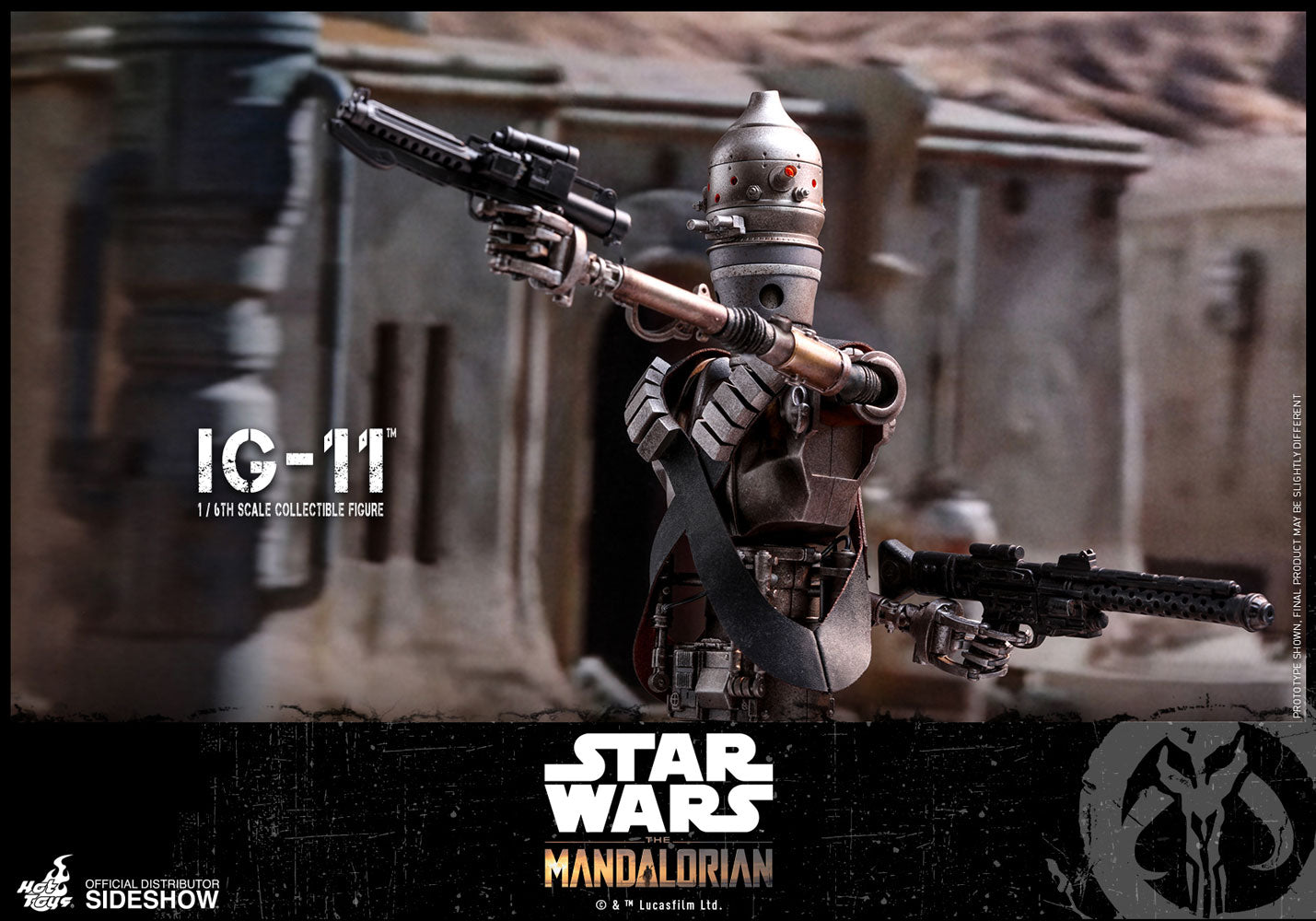 Hot Toys 1:6 Scale Star Wars Mandalorian IG-11 Detailed Collectible Figure