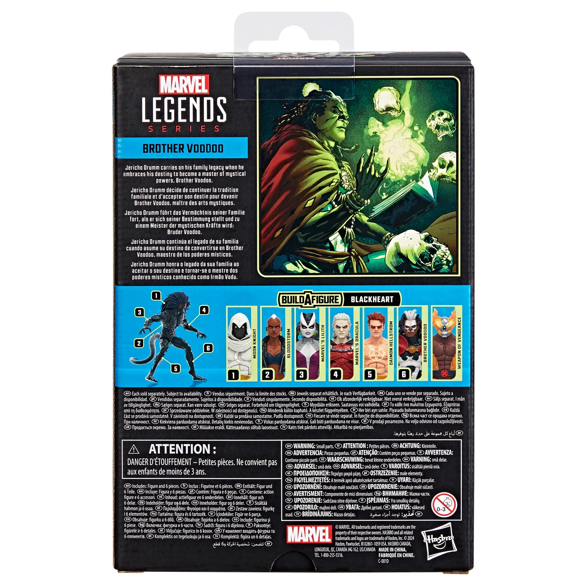 Hasbro's 6-Inch Marvel Legends Strange Tales Brother Voodoo Action Figure