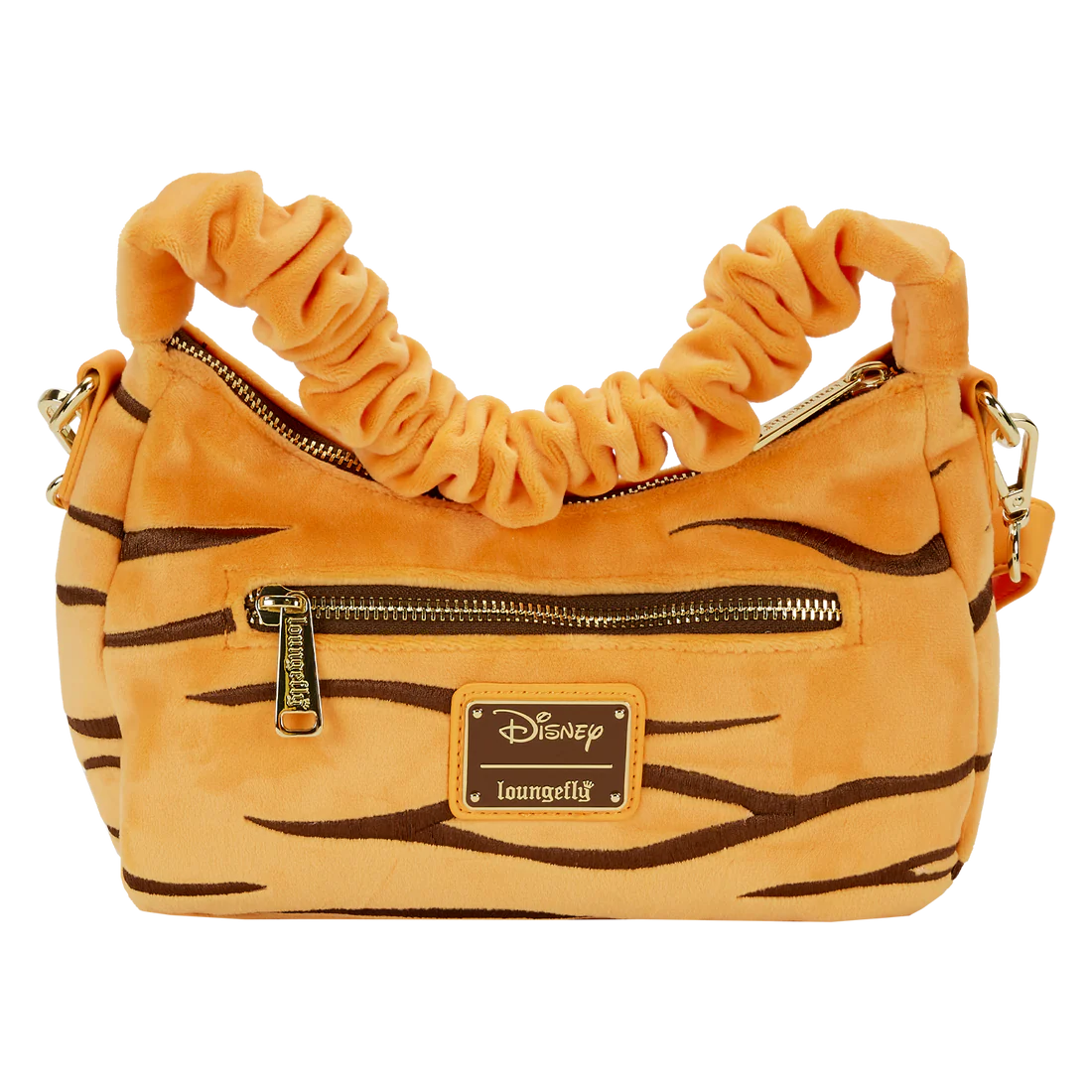 Loungefly Disney Winnie the Pooh Tigger-Themed Plush Cosplay Style Crossbody Handbag for Daily Use