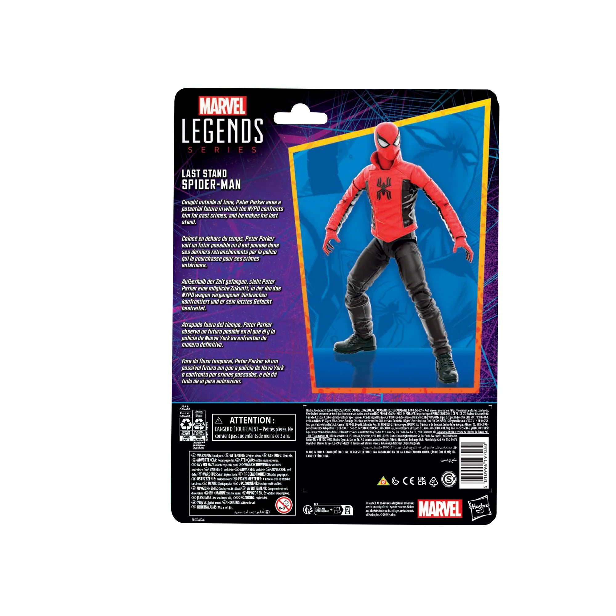 Marvel Legends Series Action Figure - The Last Stand Version of Spider - Man, a Highly Collectible 6 - Inch Toy