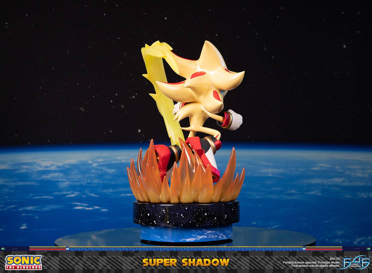 First4Figures Collectible Sonic The Hedgehog Super Shadow Resin Statue