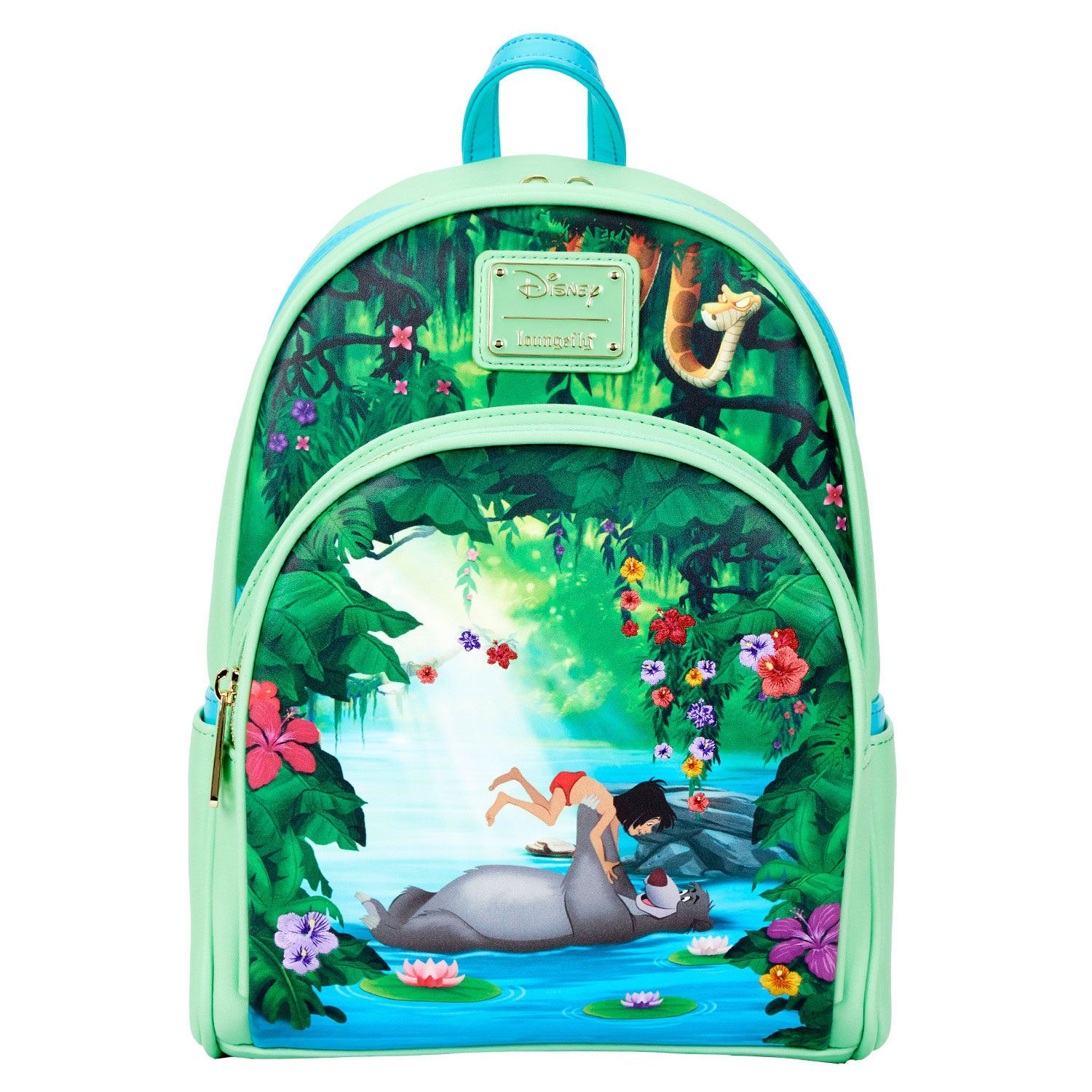 Loungefly Disney Jungle Book Bare Necessities Themed Mini Backpack for Disney Fans