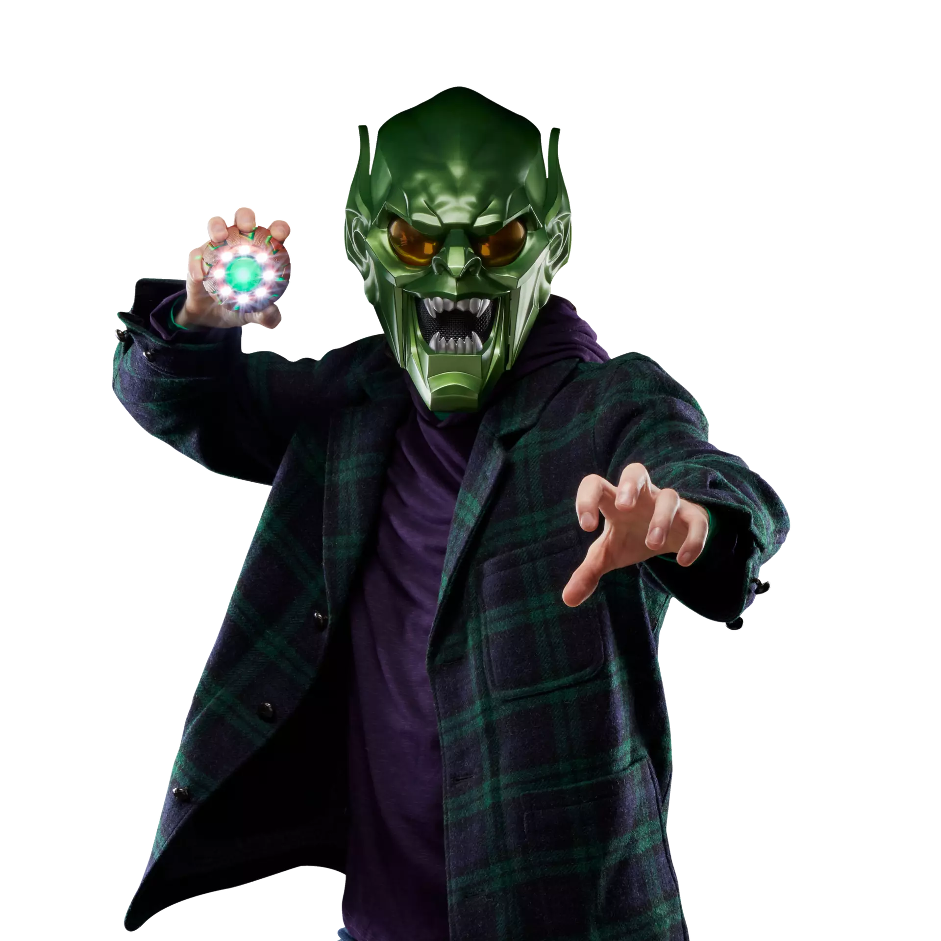 High - Quality Marvel Legends Series Roleplay Green Goblin Helmet