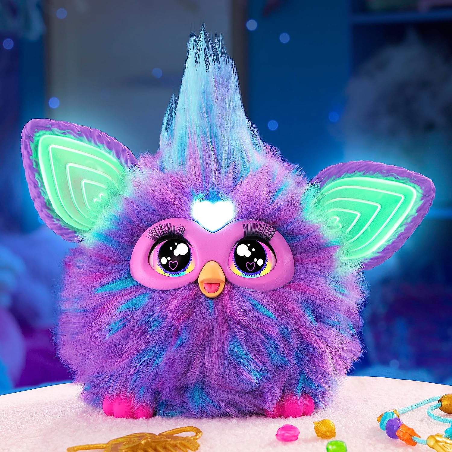 Purple Interactive Electronic Furby Pet Toy - A Fun and Engaging Companion for Kids