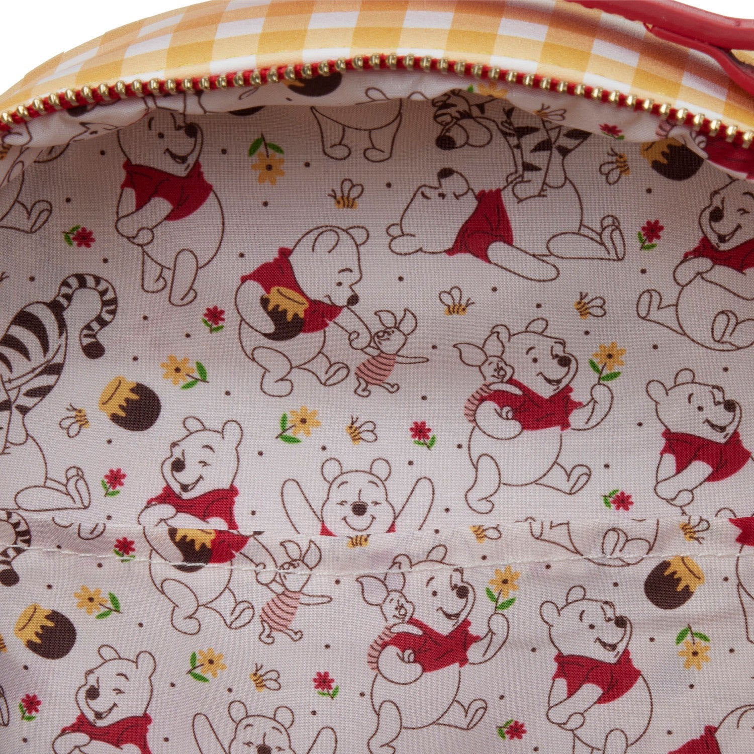 Loungefly Disney Winnie the Pooh Gingham Adjustable Mini Backpack