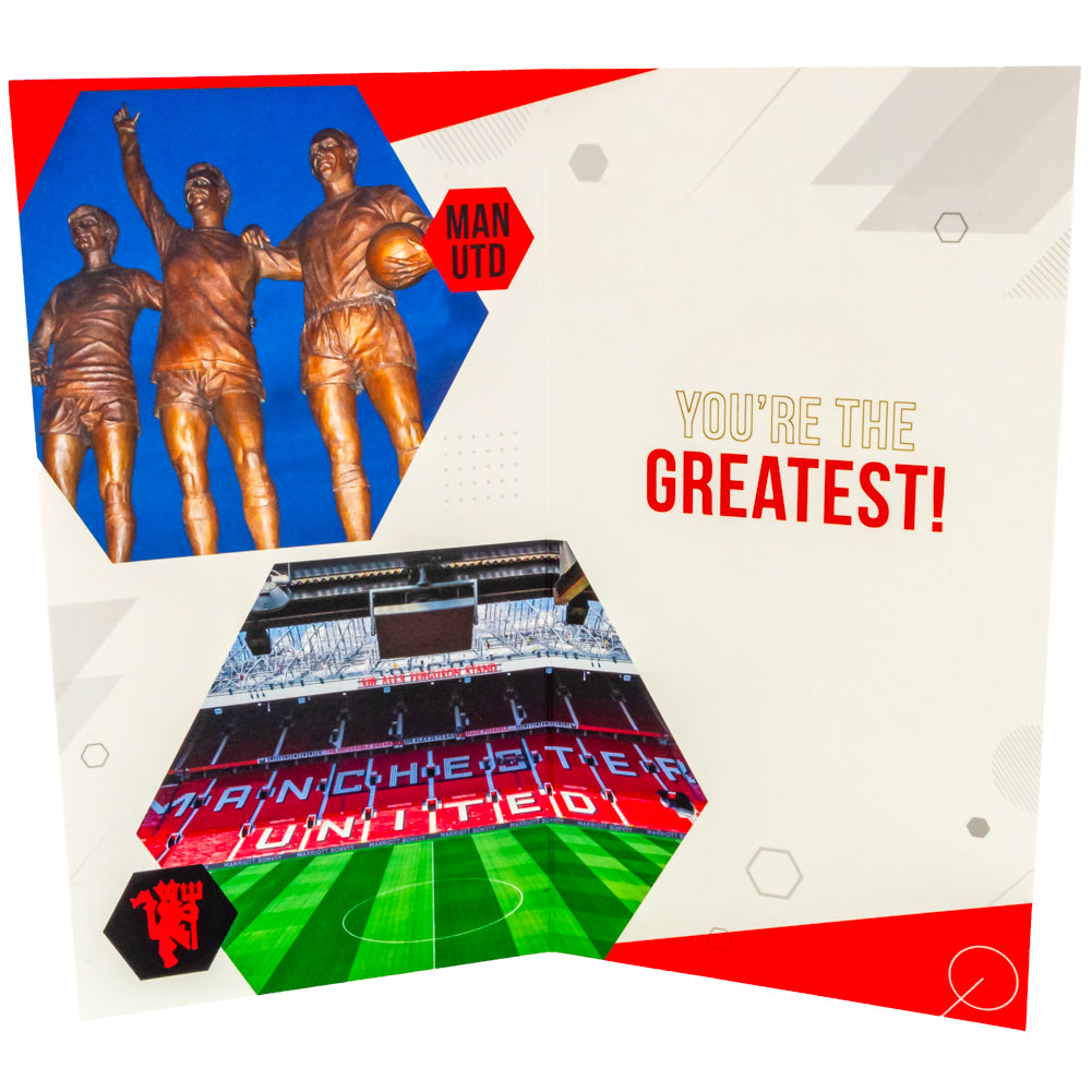 High - Quality Manchester United Football Club Birthday Card for Dads