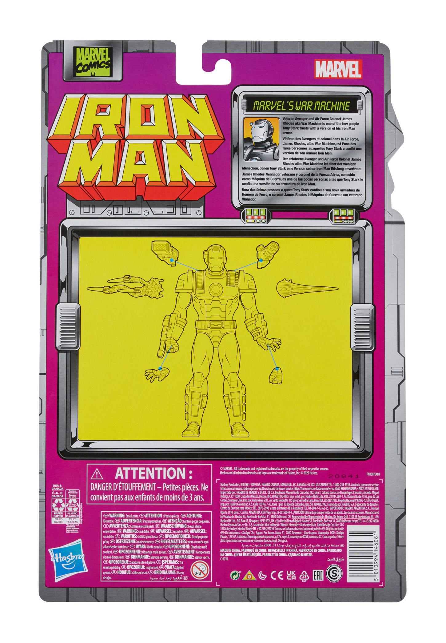 Hasbro Marvel Legends 6-Inch Premium War Machine Action Figure