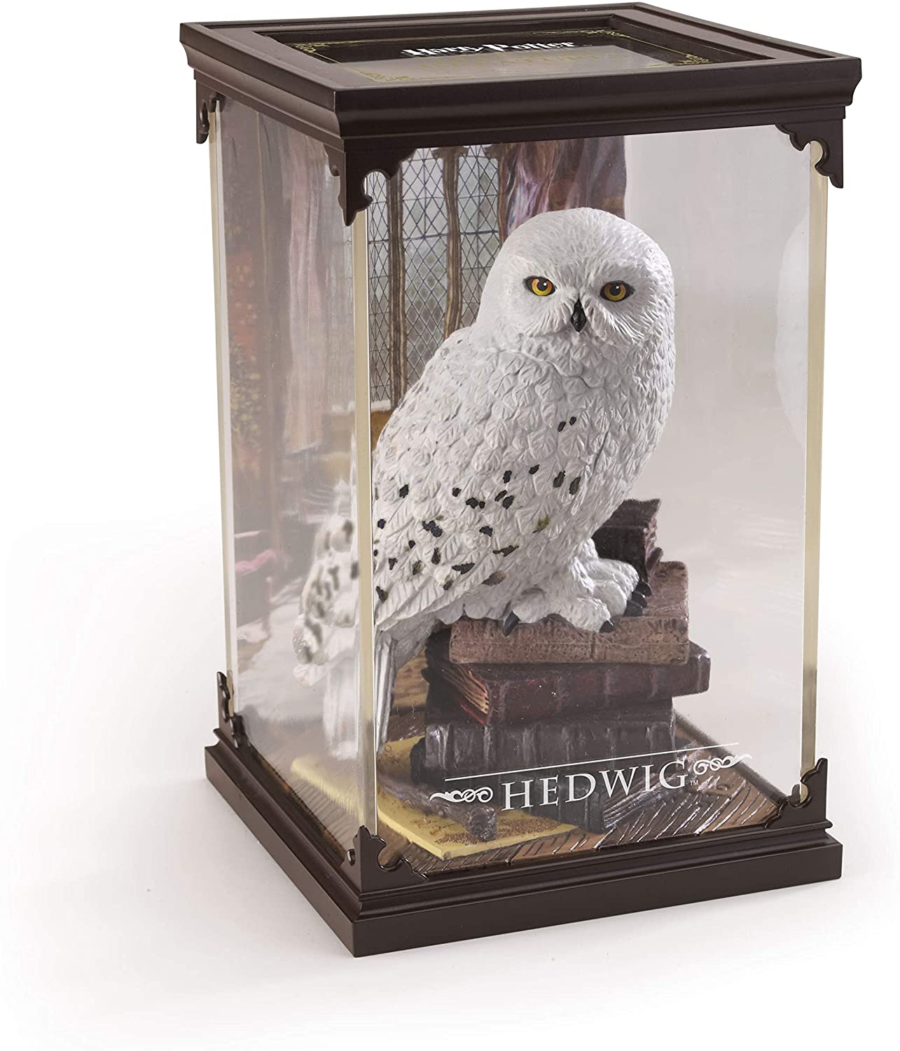 Exquisitely Hand - Painted Plastic Sculpture of Harry Potter's Owl Hedwig