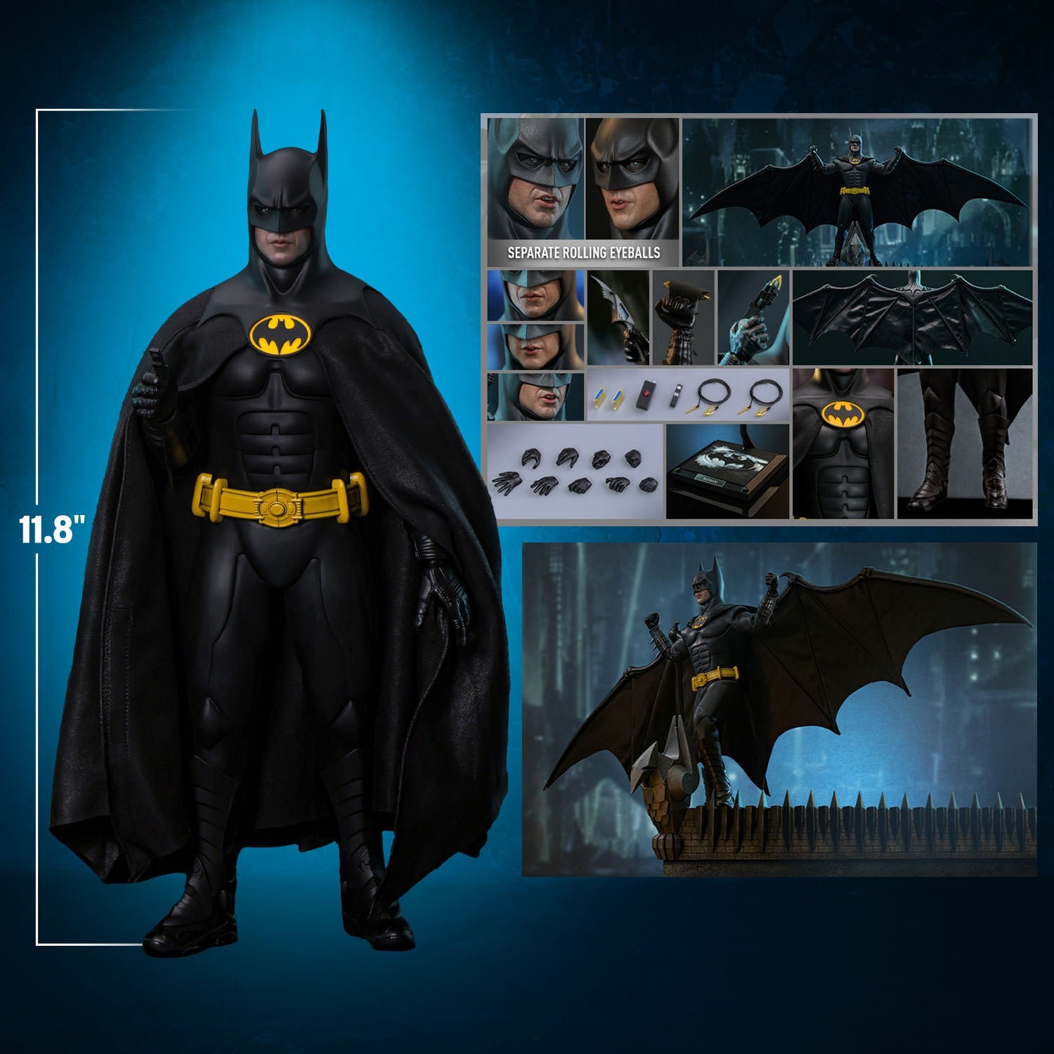 Hot Toys 1/6th Scale Collectible Figure of Batman from Batman Returns Movie