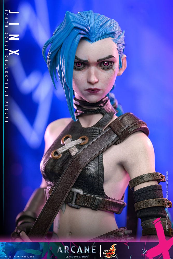 Hot Toys Collectible 1/6th Scale Figure of Arcane Jinx from League of Legends