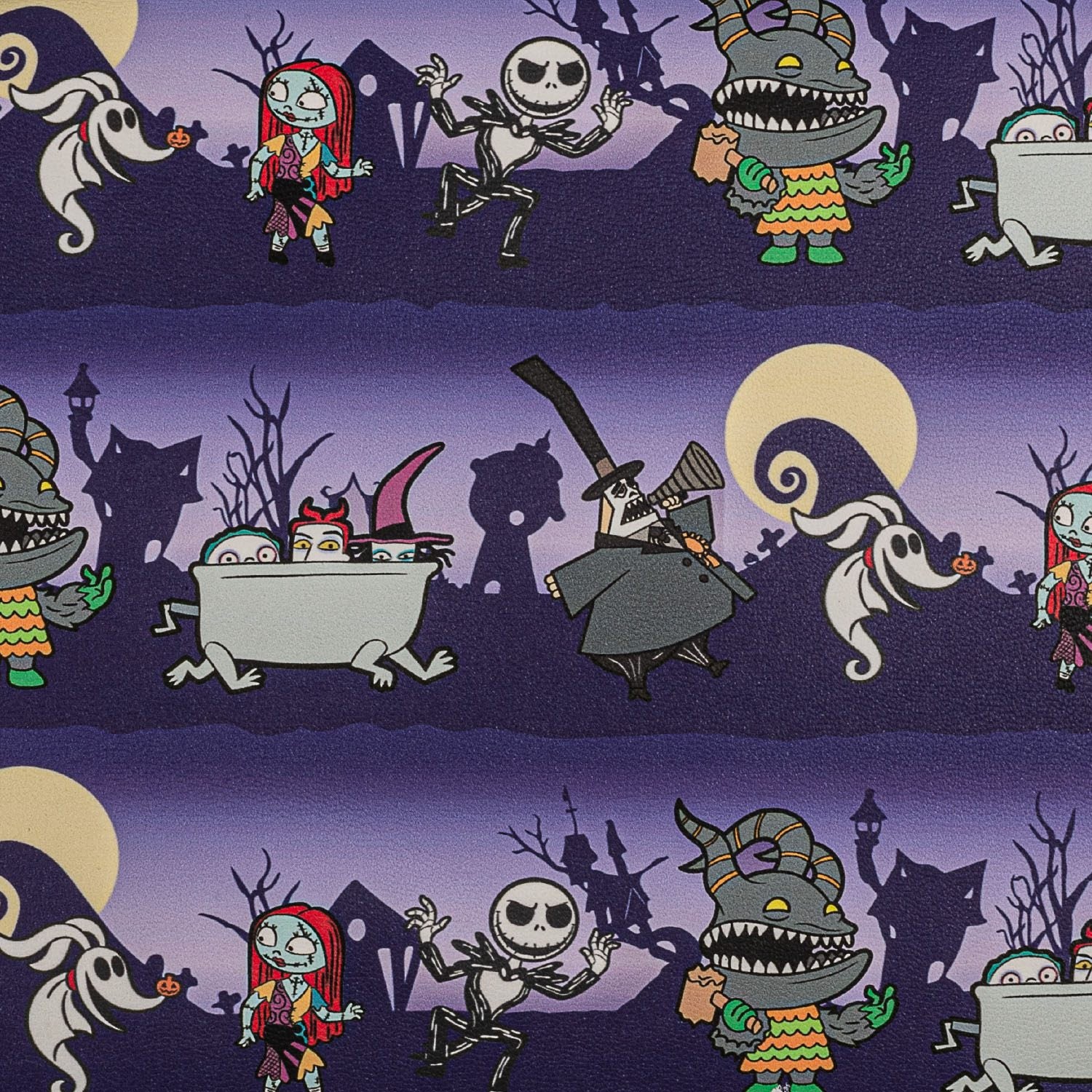 Loungefly Disney Nightmare Before Christmas Halloween-Themed Adjustable Mini Backpack