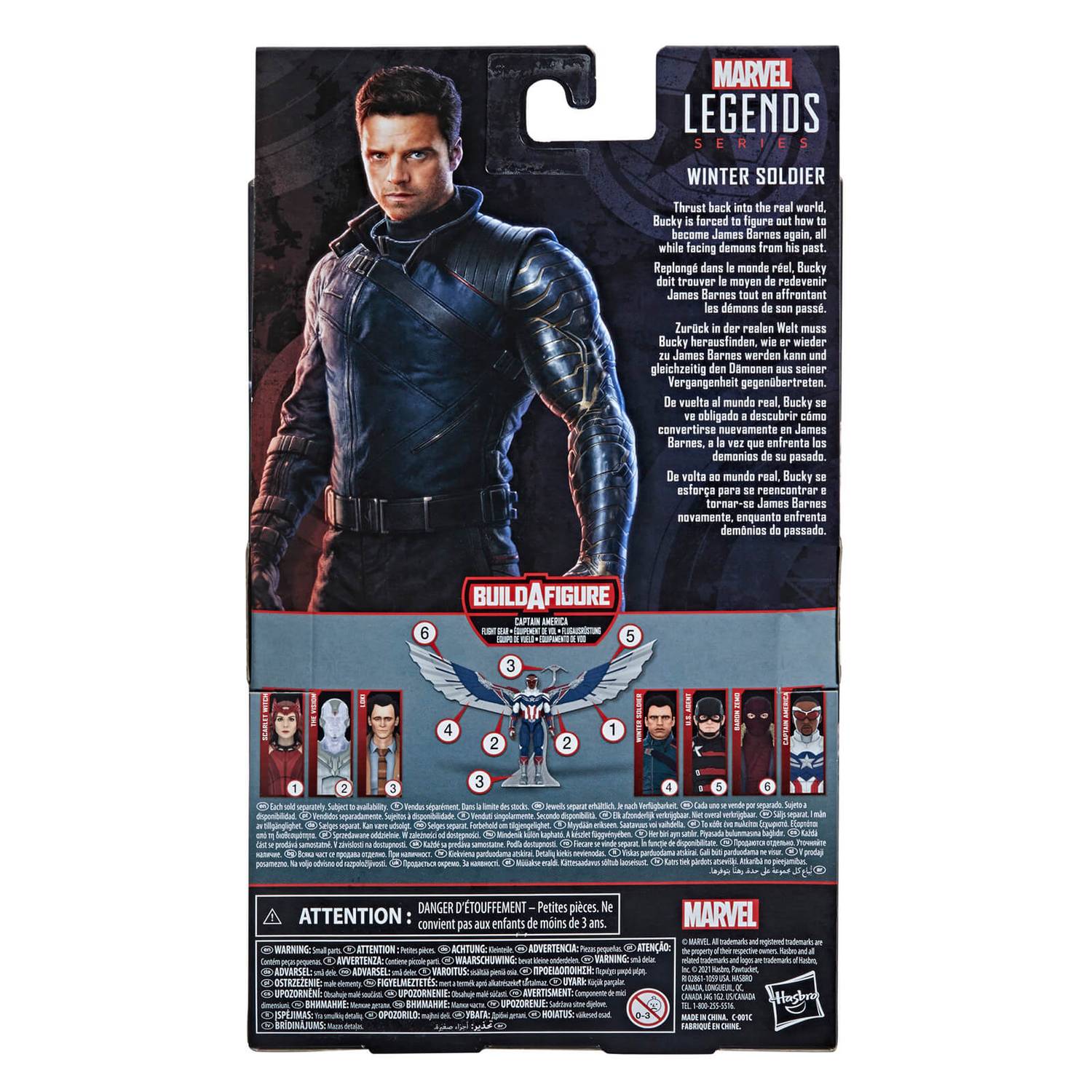 Hasbro 6 - inch Scale Premium Marvel Legends Series Winter Soldier Action Figure