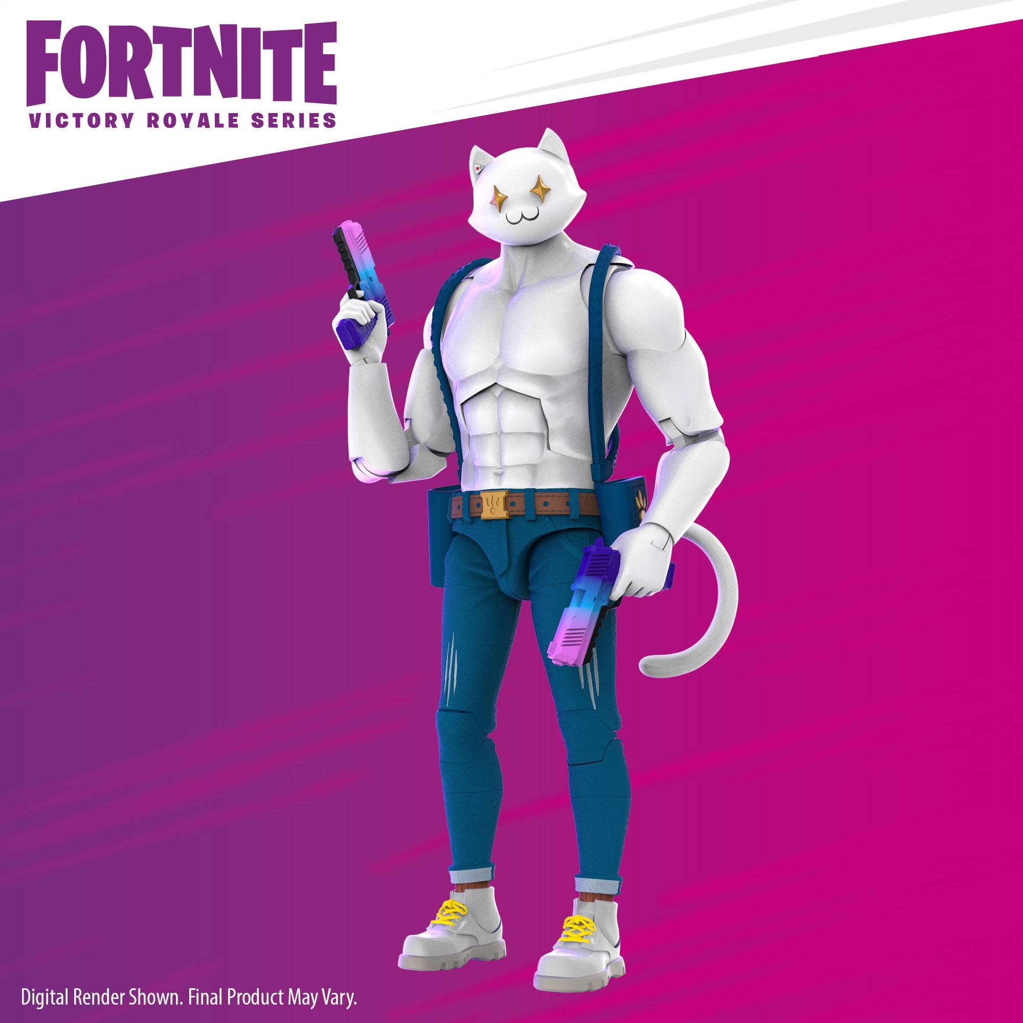 Fortnite Victory Royale Series 6 - inch Meowscles (Ghost) Collectible Action Figure
