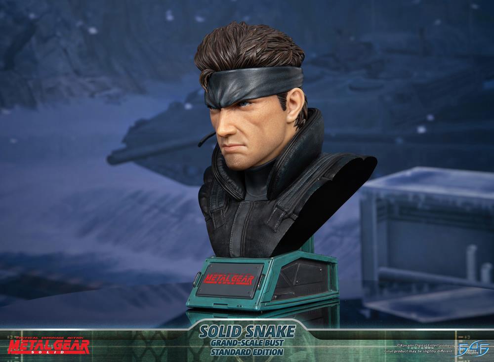 First4Figures Grand Scale Collectible Bust of Solid Snake from Metal Gear Solid