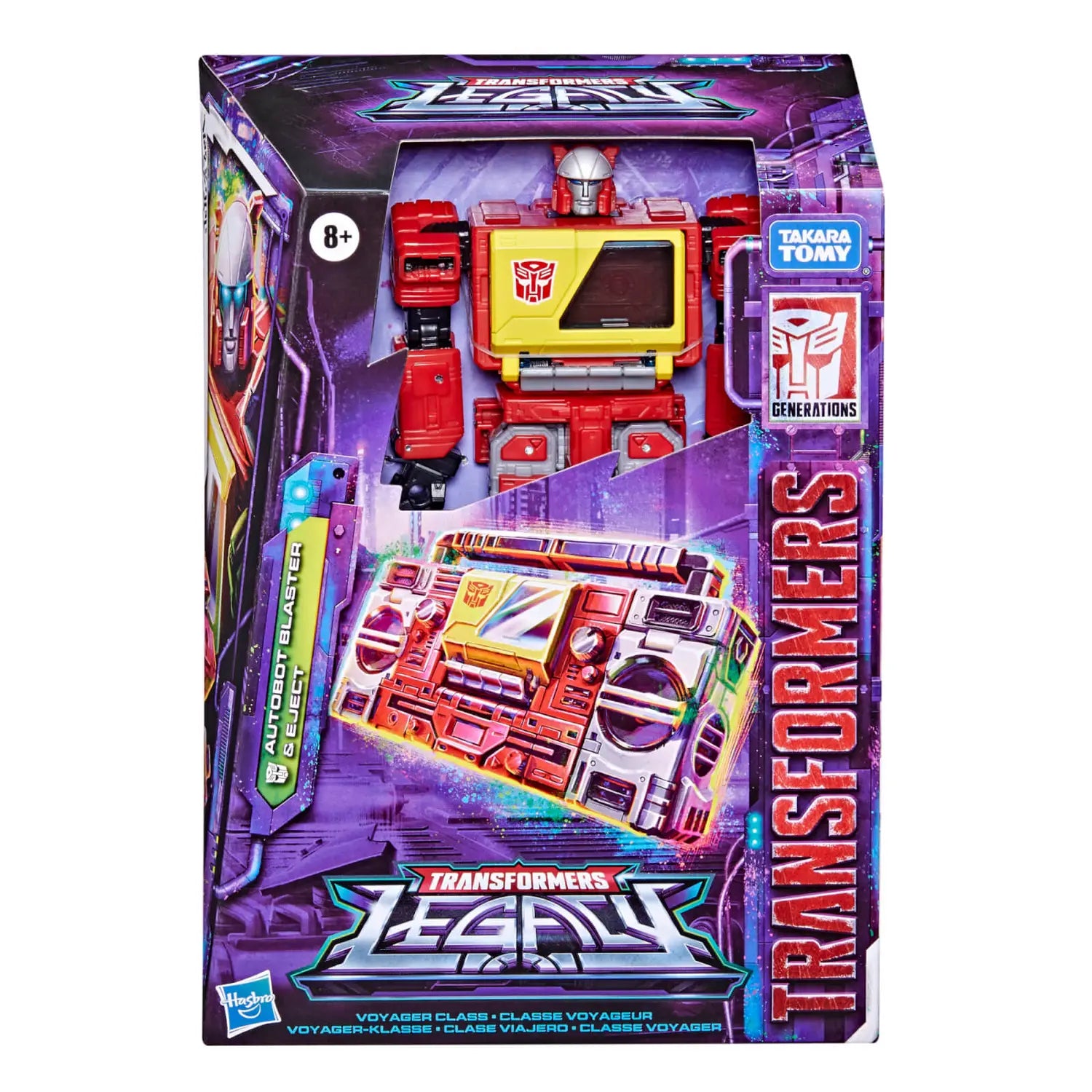 Hasbro Transformers Generations Legacy Voyager Autobot Blaster & Eject 7 - inch Action Figures