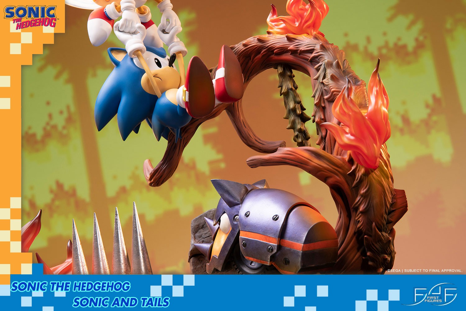 First4Figures Sonic & Tails Statue - Highly Detailed Collectible