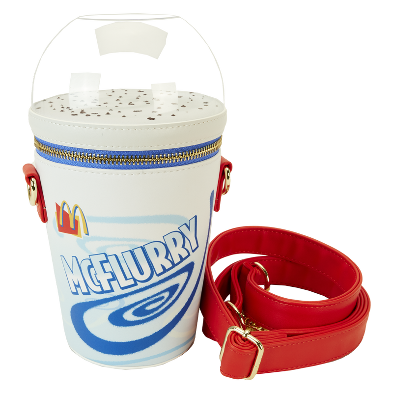 Loungefly Brand McDonald's McFlurry-Themed Figural Crossbody Shoulder Bag for Fashion Lovers