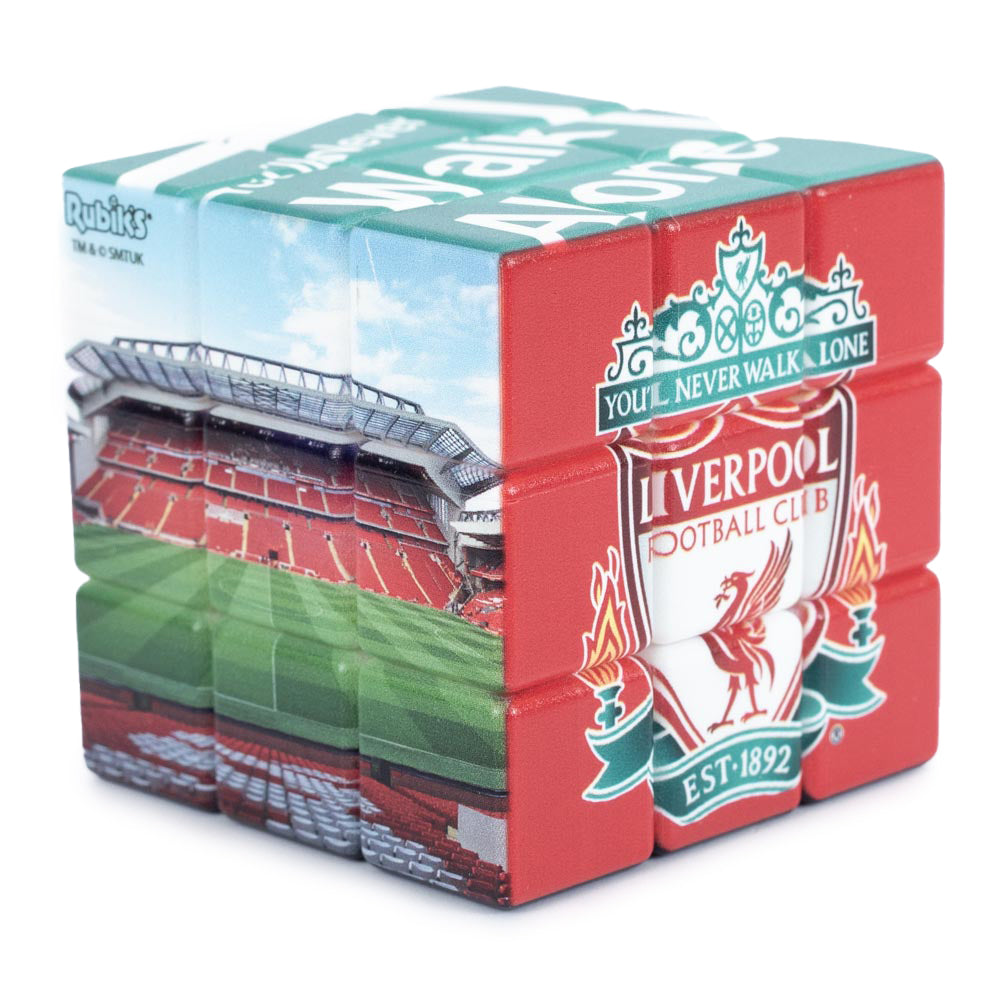 Original Liverpool FC-themed 3x3 Rubik’s Cube for Endless Fun