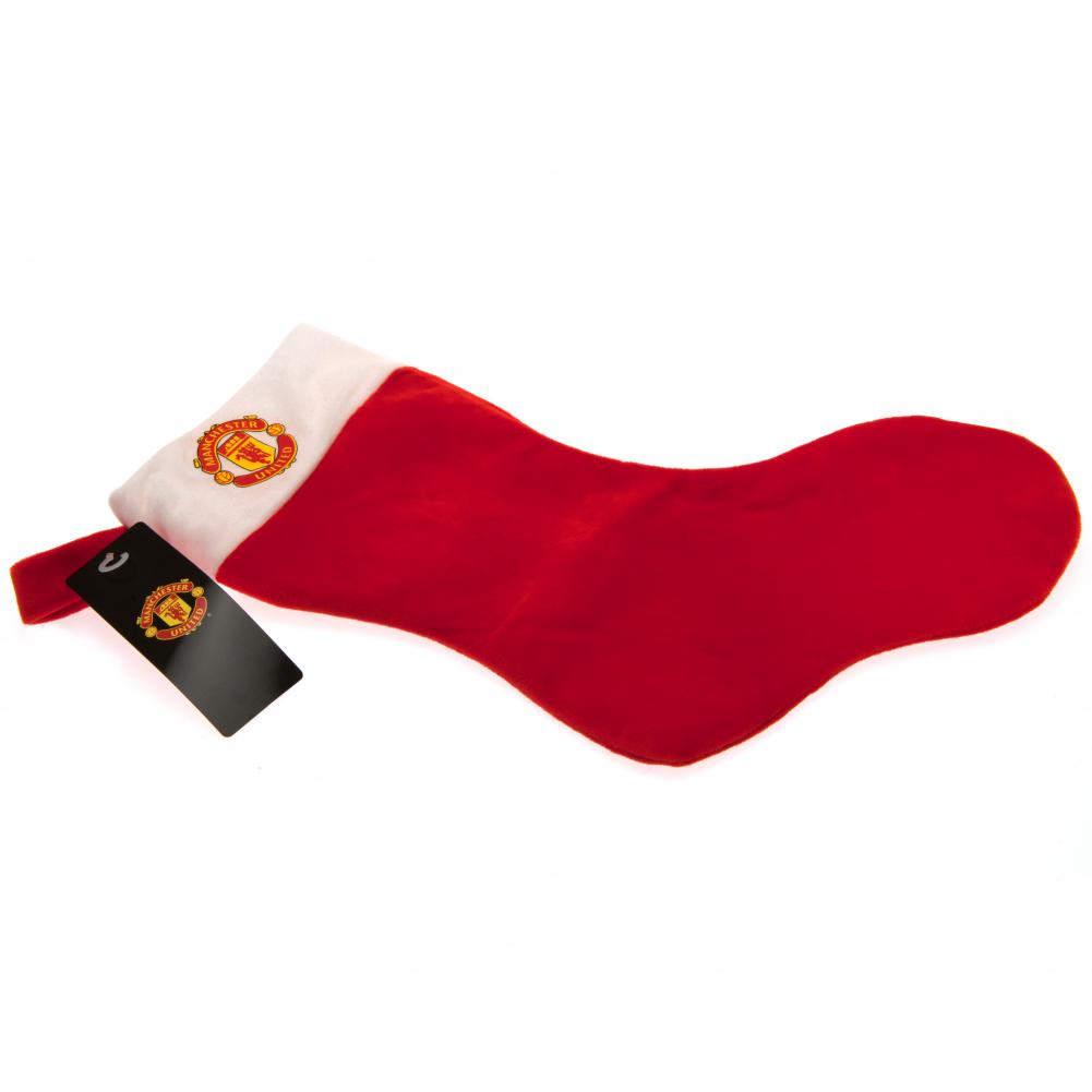 Authentic Manchester United Football Club Christmas Decorative Stocking for Festive Season