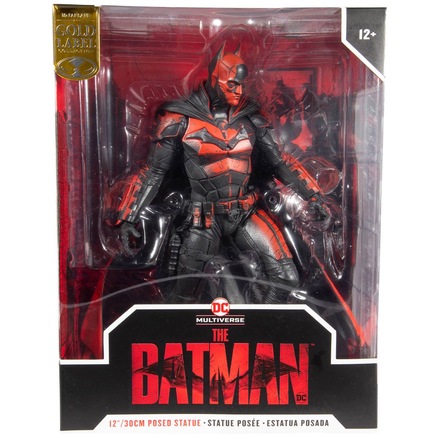 McFarlane DC Comics The Batman Movie 12 - Inch Scale Gold - Label Collectible Statue of Batman