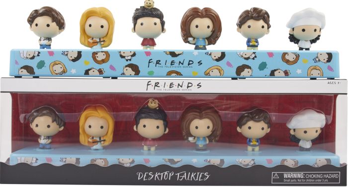 Six - Piece Set of Friends Desktop Interactive Talkie Toys