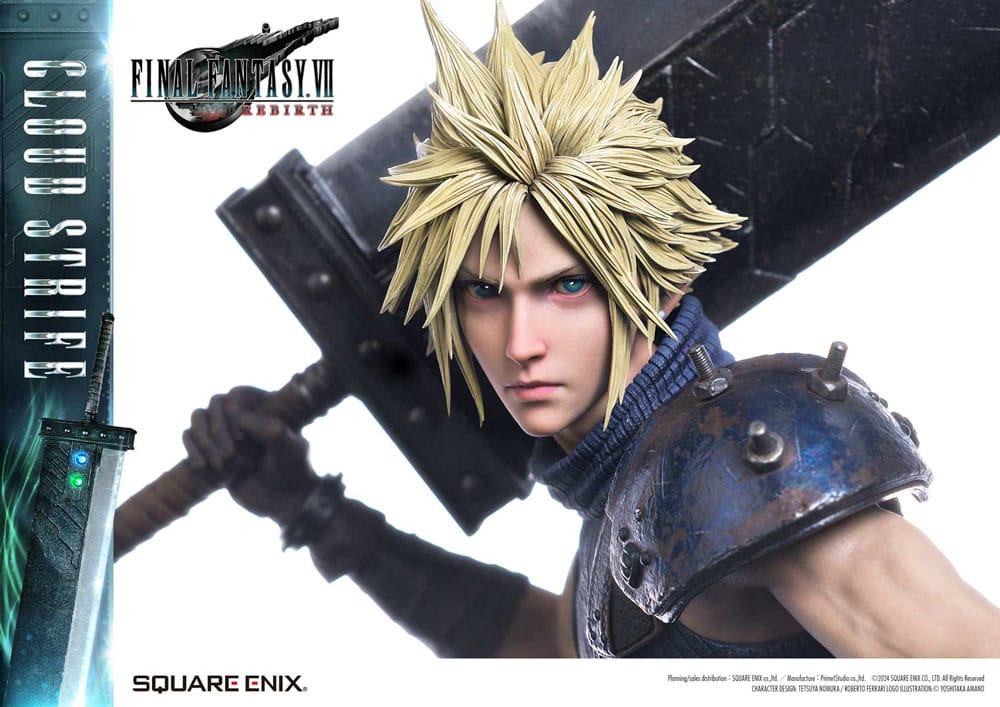 Square Enix Masterline Final Fantasy VII Rebirth Highly Detailed 1/4 Scale Collectible Statue of Cloud Strife