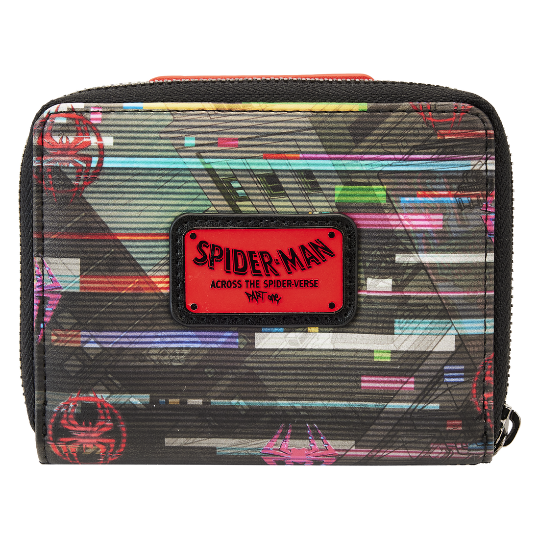 Loungefly Licensed Marvel Across The Spider-Verse Lenticular Design Zip Around Wallet for Cosplayers and Fans