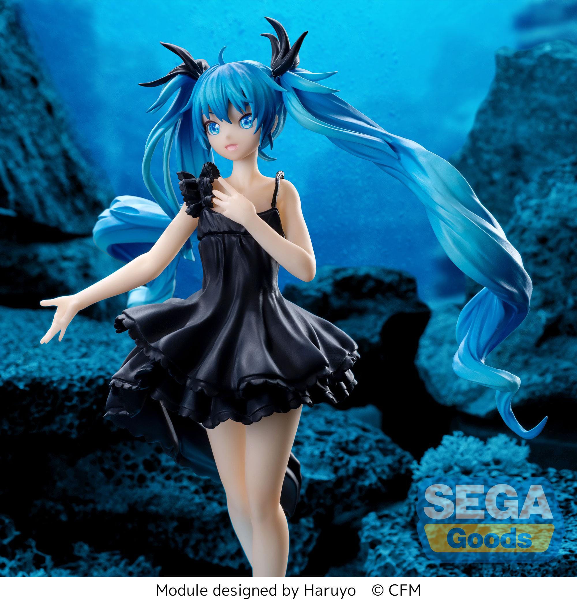 Hatsune Miku (Deep Sea Girl) Figure from Project DIVA MEGA 39's Luminasta Series