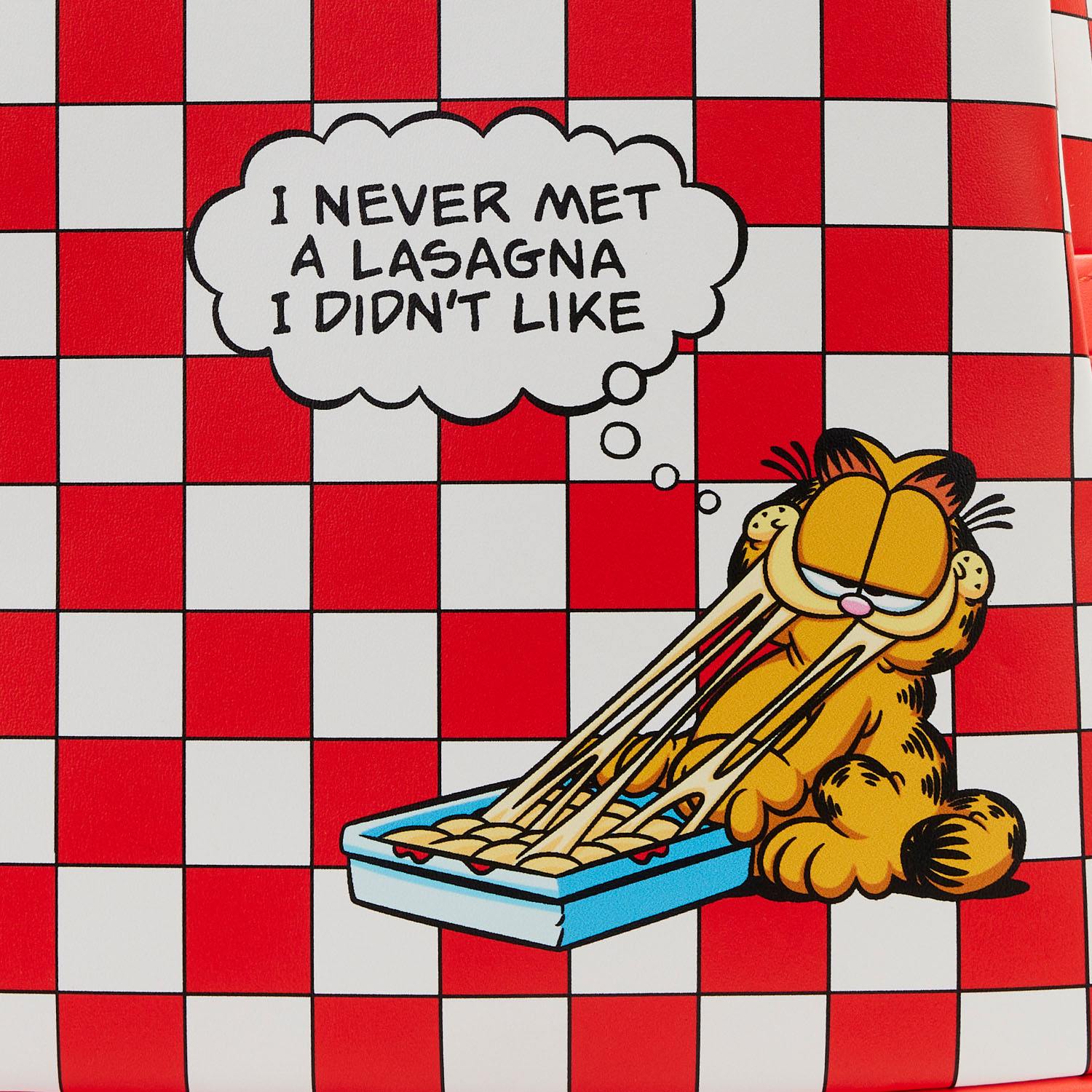 Loungefly Nickelodeon's Adorable Garfield Lasagna-themed Mini Backpack
