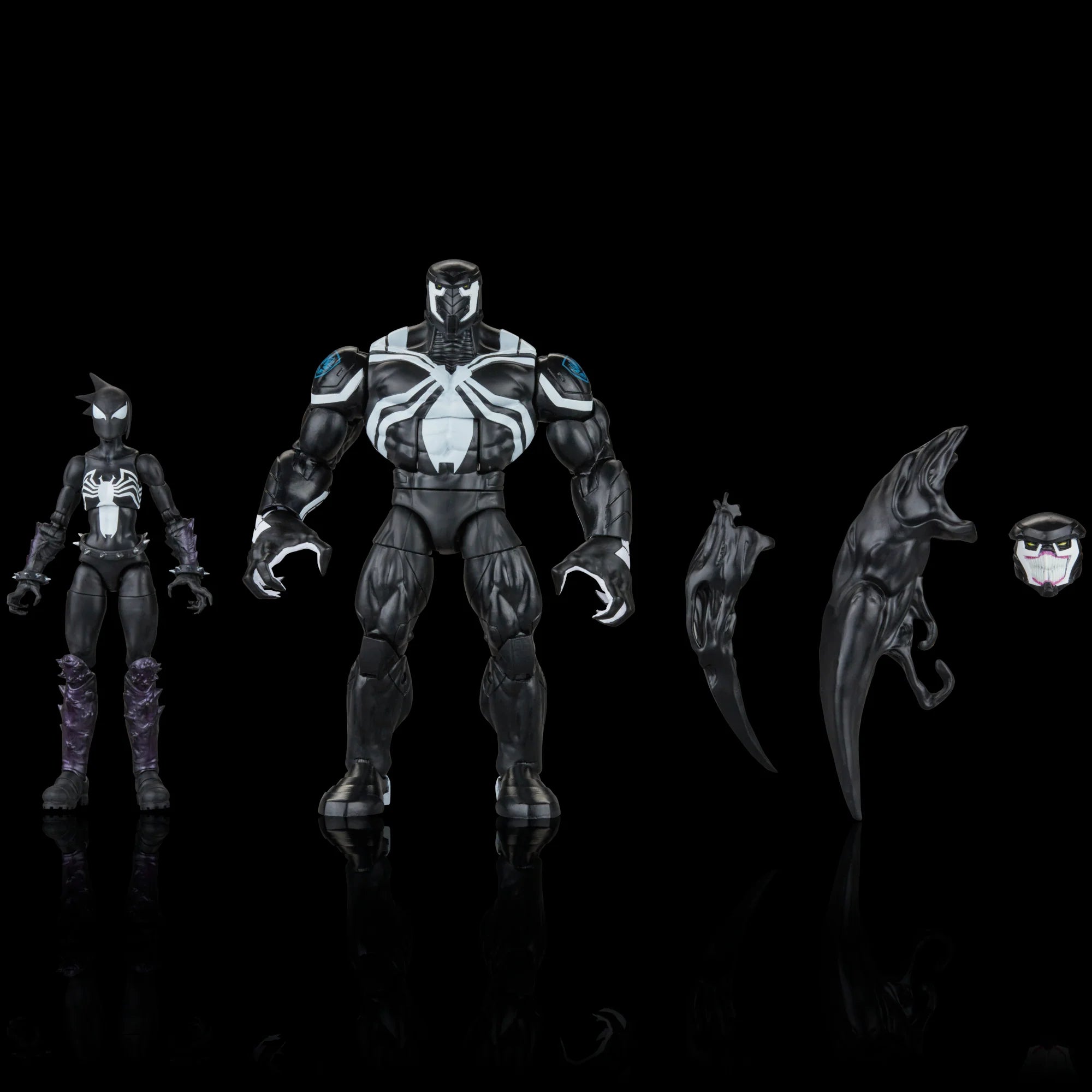 Hasbro's Collectible Marvel Legends Series 6-Inch Venom Space Knight and Marvel's Mania Action Figure Two-Pack