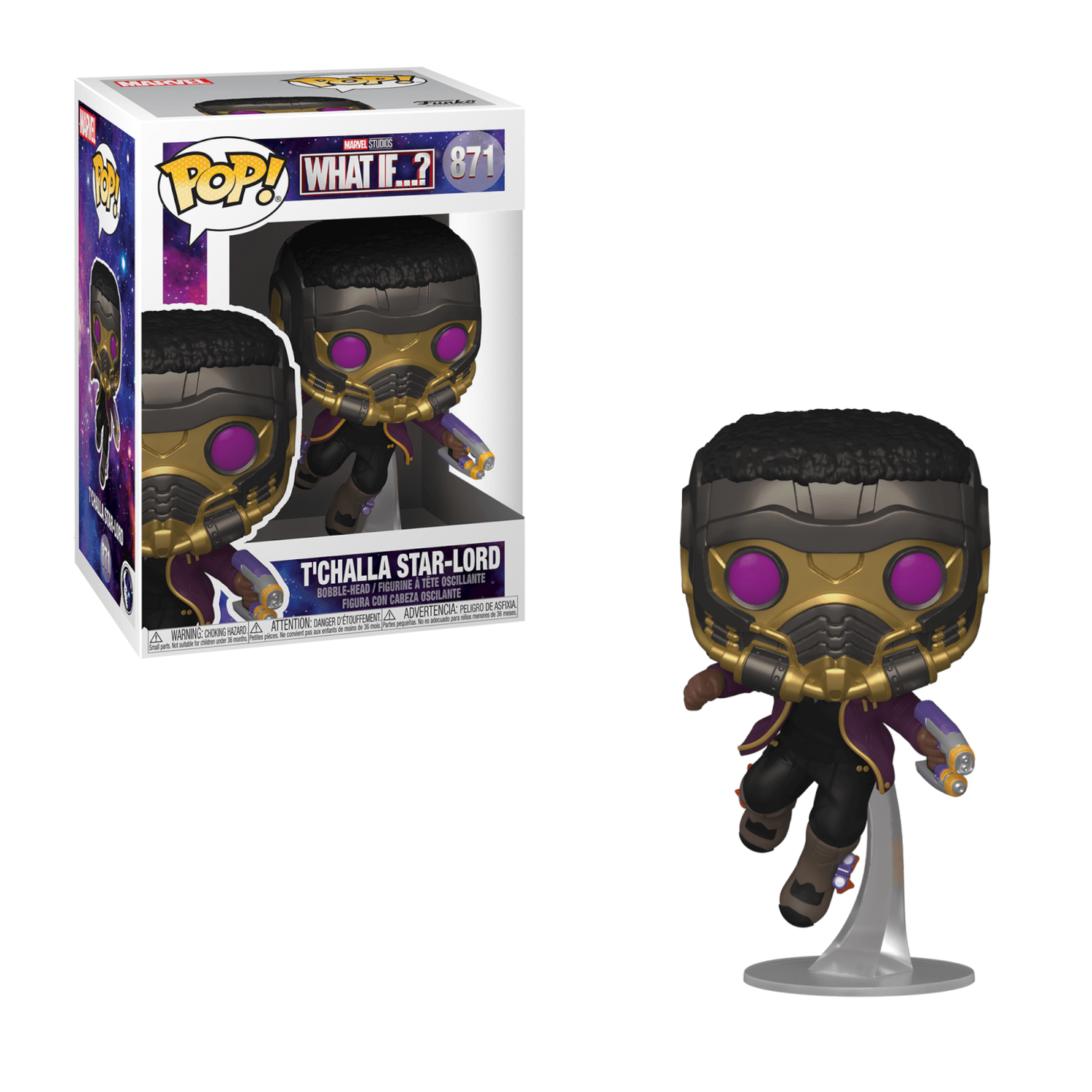 Marvel What If... T'Challa as Star - Lord Collectible Funko Pop Vinyl