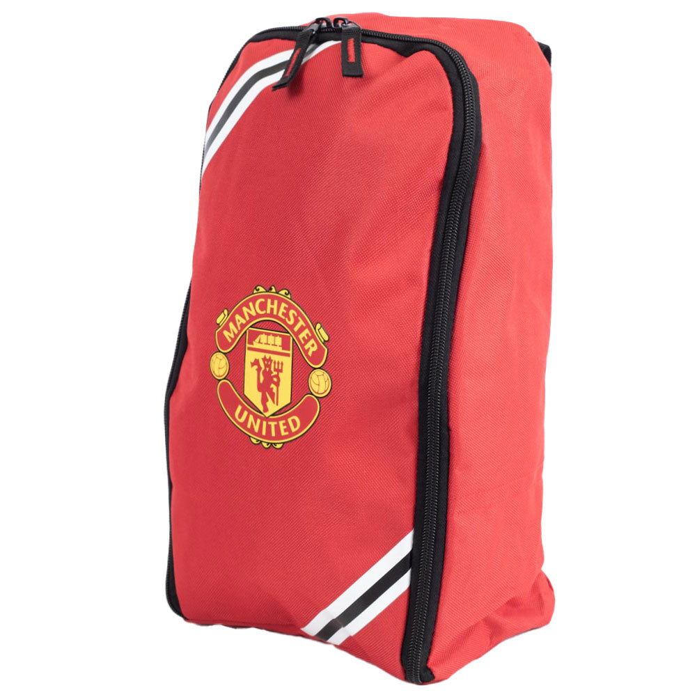 Manchester United Football Boot Bag with Core Stripe Design