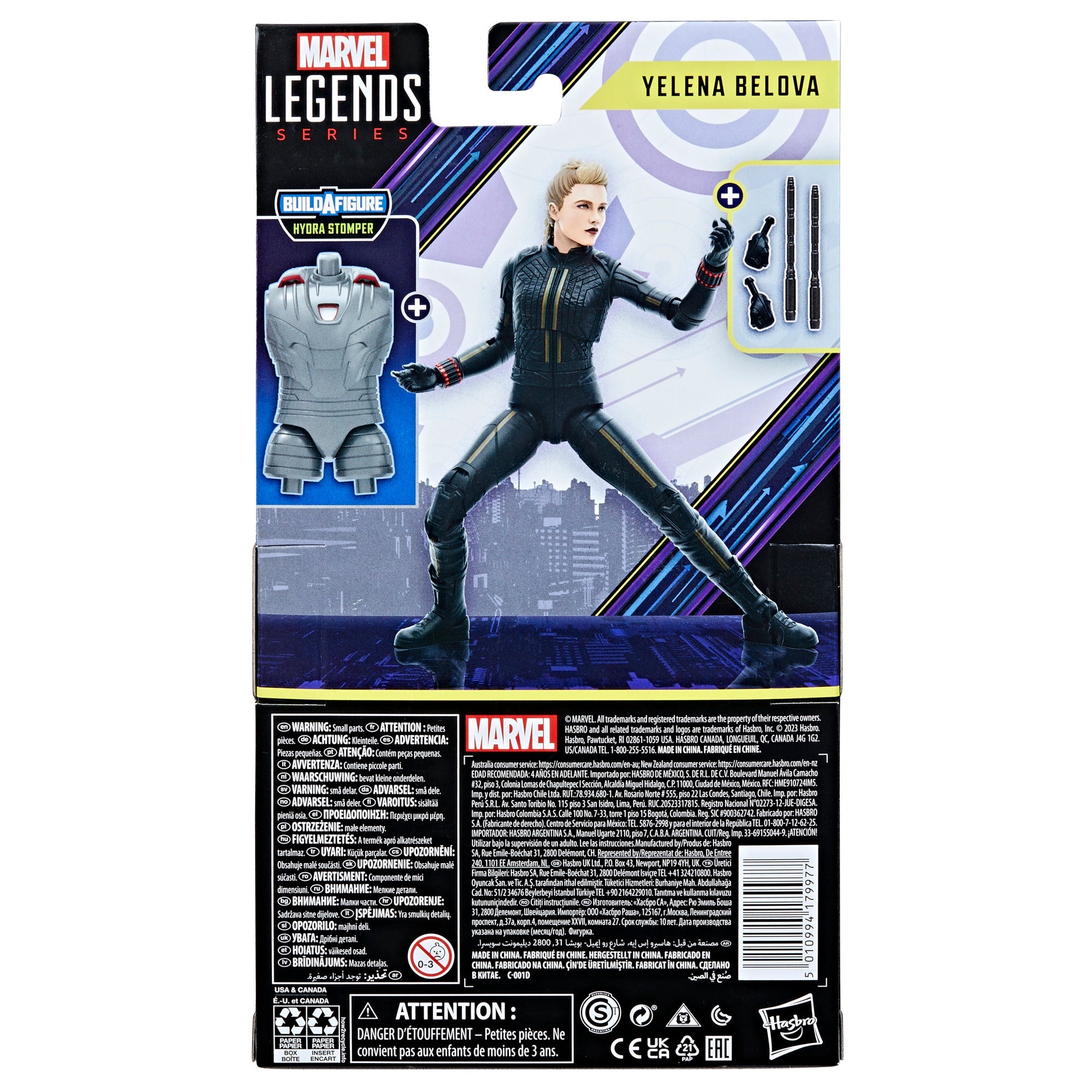 Hasbro 6-Inch Scale Marvel Legends Yelena Belova Action Figure from Hawkeye Series