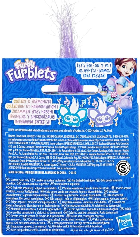 Furby Furblet Mini Electronic Toy - Mer-May the Mermaid-Inspired Friend