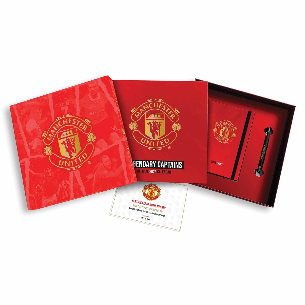 2025 Manchester United FC Limited Edition Musical Calendar & Diary Gift Box