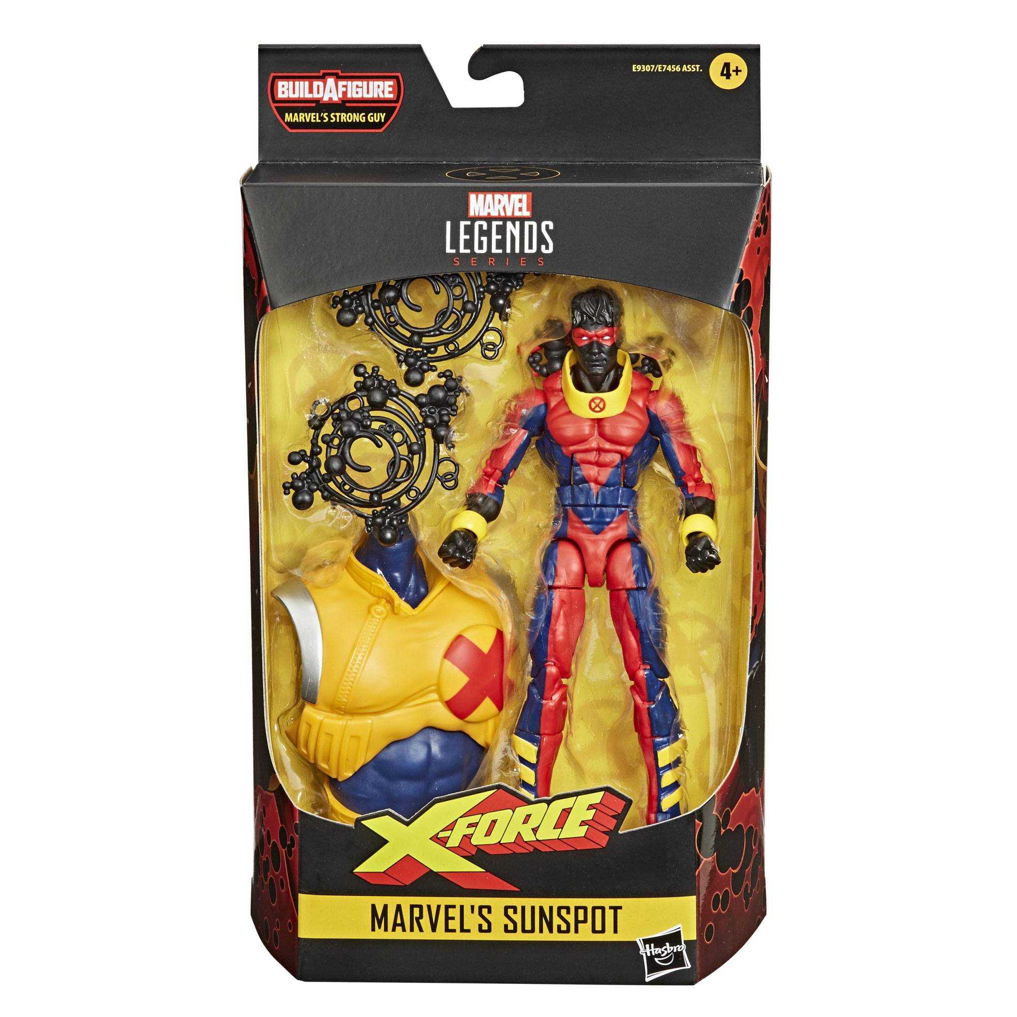 Marvel Legends Action Figures Series - Complete Build-A-Figure Bundle of 8 with Deadpool and Strong Guy Parts