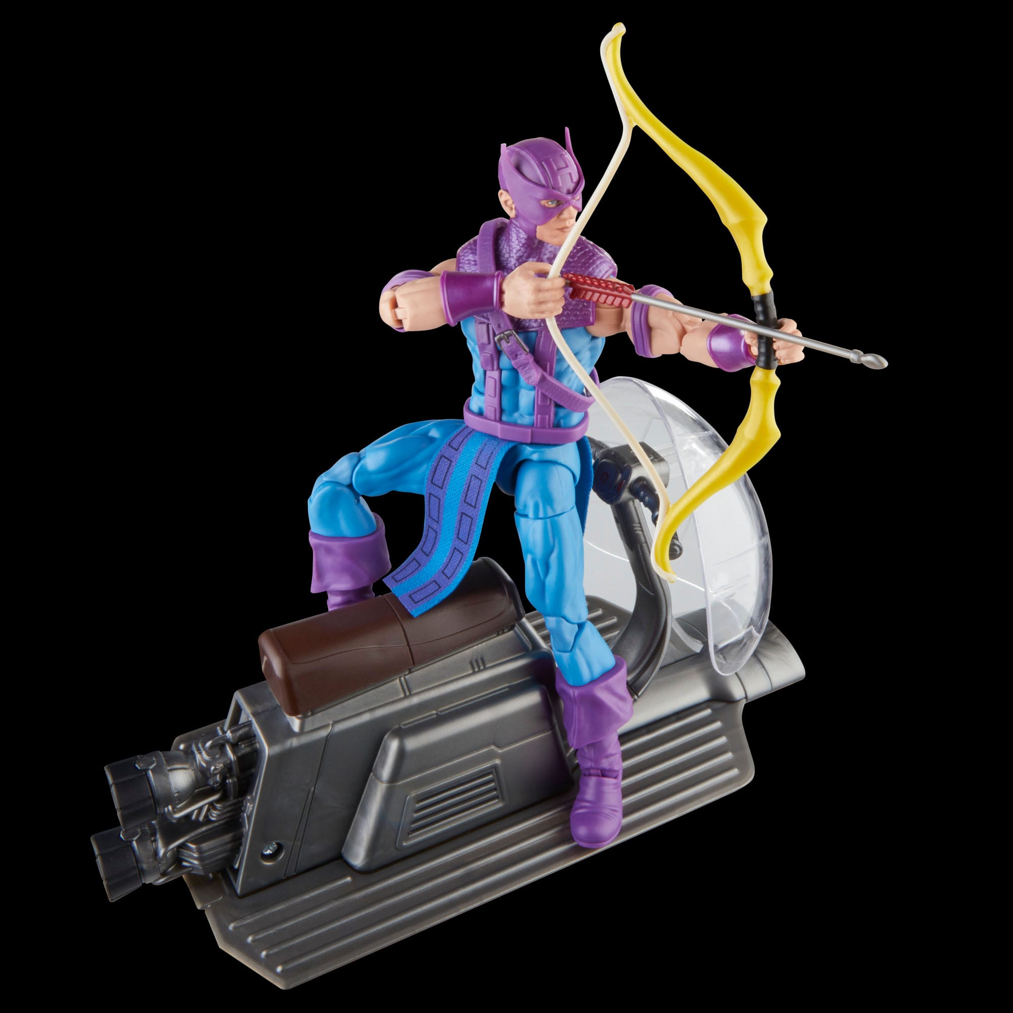 Hasbro's 6 - inch Marvel Legends Series Hawkeye with Sky - Cycle Collectible