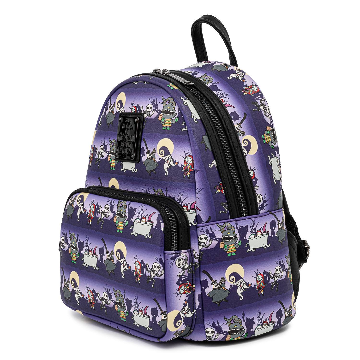 Loungefly Disney Nightmare Before Christmas Halloween-Themed Adjustable Mini Backpack